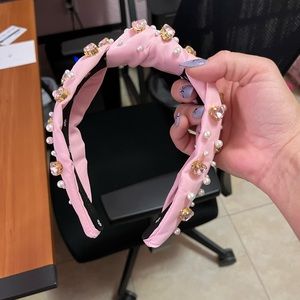 Lele Sadoughi x SCL Headband in Flamingo